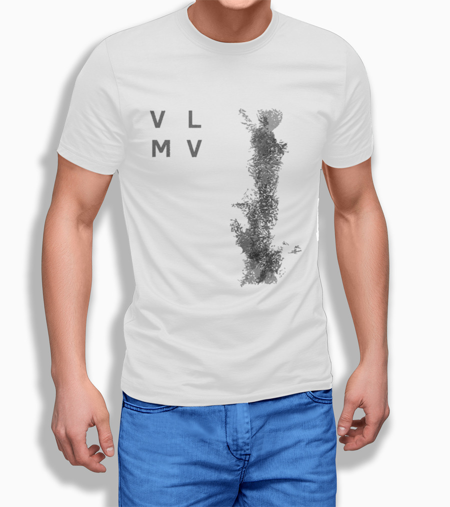 Vlmv There Will Come Soft Rains Abstract Monochrome T-Shirt
