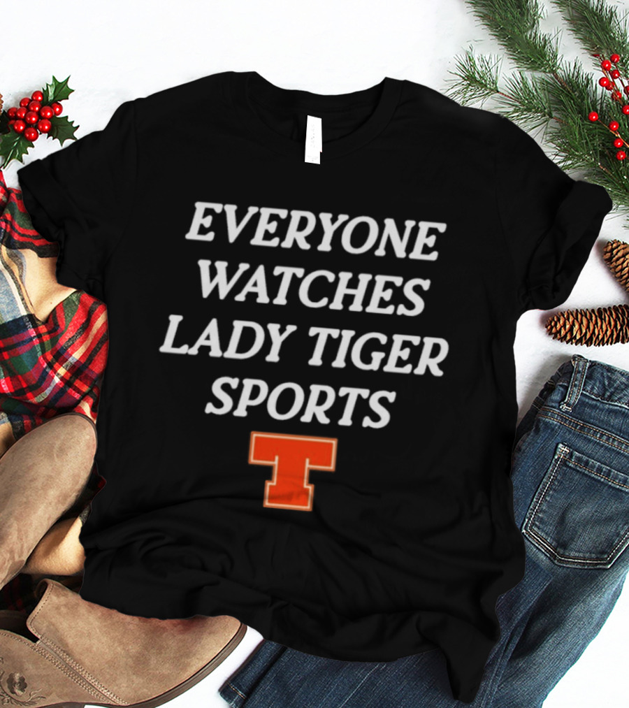 Everyone Es Lady Tiger Sports Bold Orange T T-Shirt