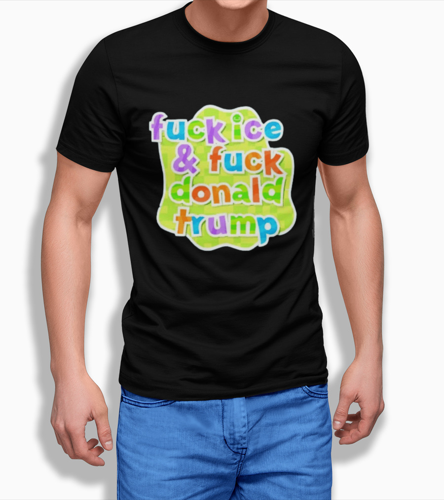 Fuck ICE And Fuck Donald Trump Pokopia Generator T-Shirt