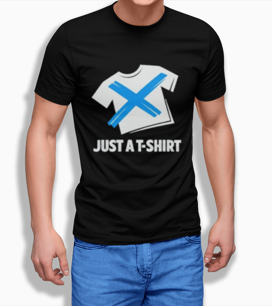 Just A Blue X T-Shirt