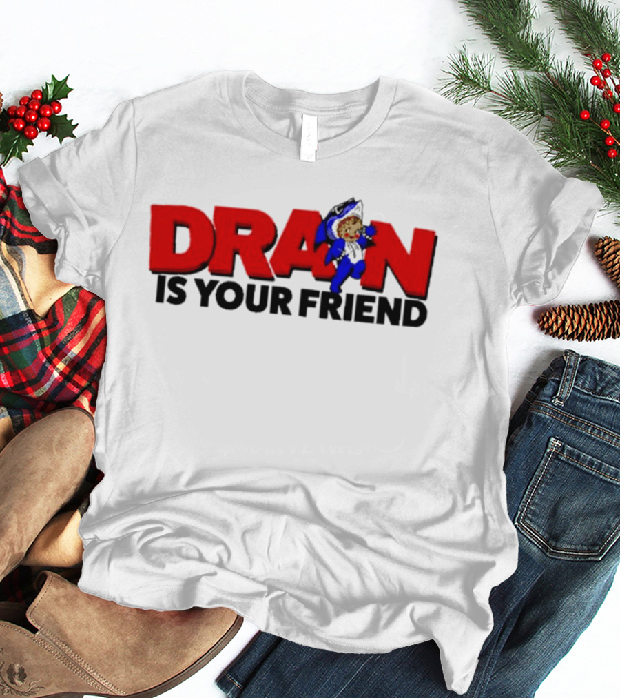DRAN Is Your Friend Retro Cartoon Style Fun Nostalgia T-Shirt