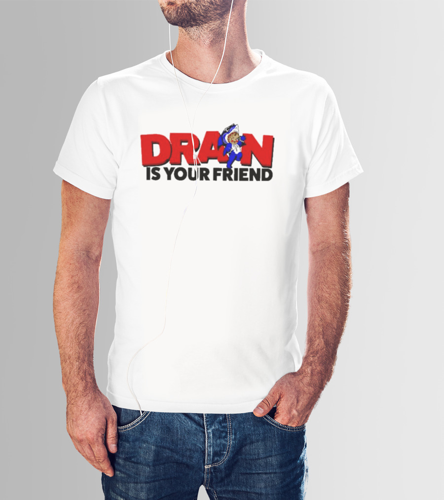 DRAN Is Your Friend Retro Cartoon Style Fun Nostalgia T-Shirt