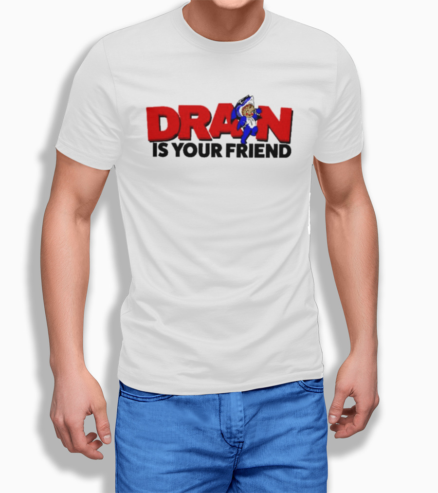 DRAN Is Your Friend Retro Cartoon Style Fun Nostalgia T-Shirt