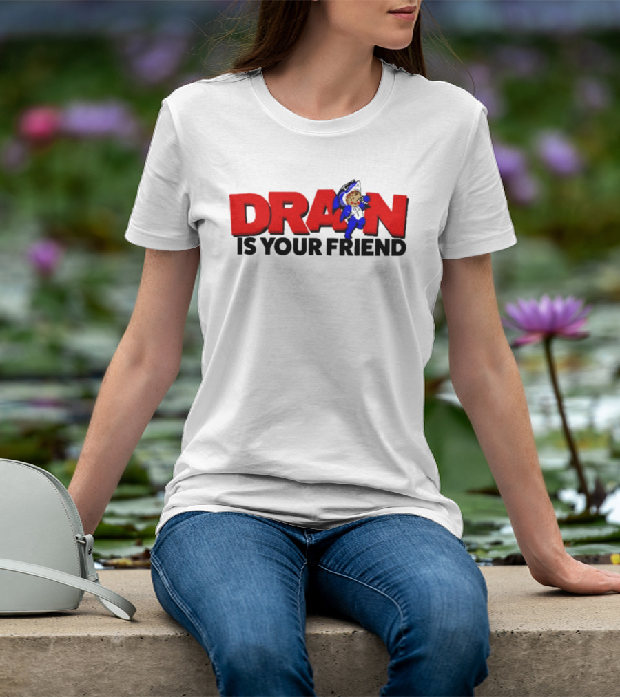 DRAN Is Your Friend Retro Cartoon Style Fun Nostalgia T-Shirt