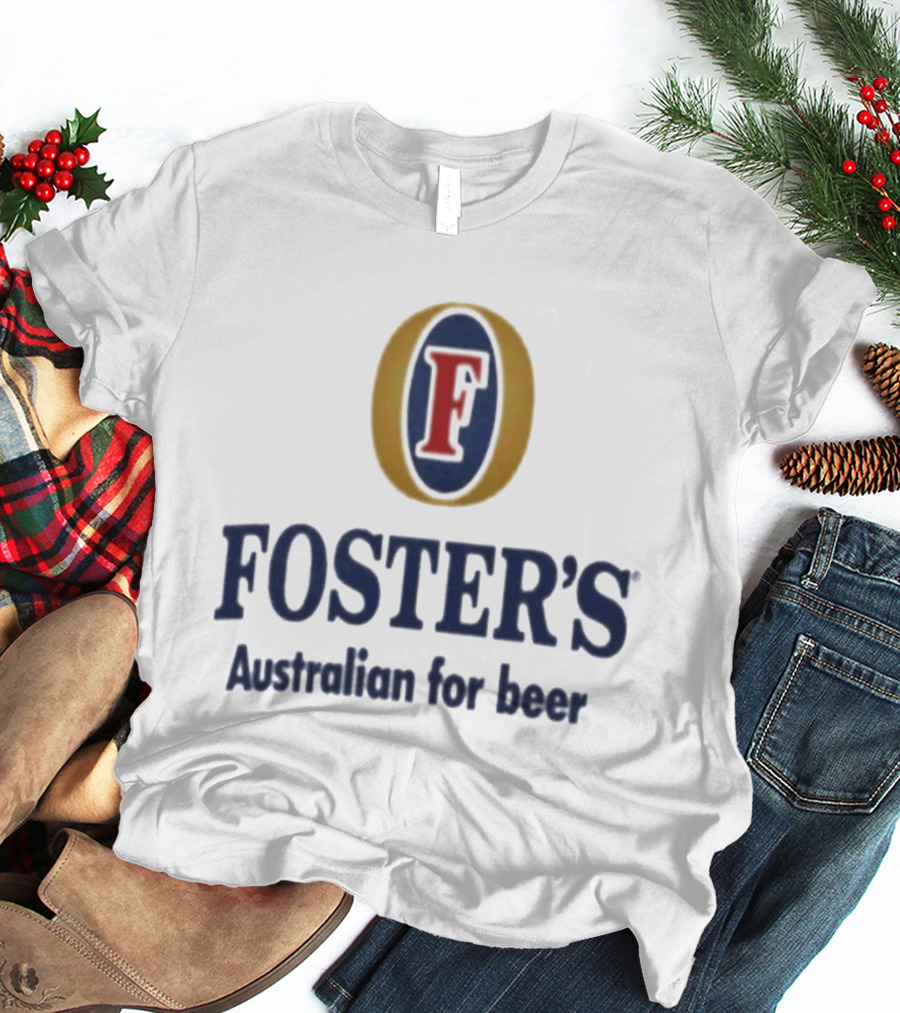 Foster's Australian For Beer Classic F Oval T-Shirt