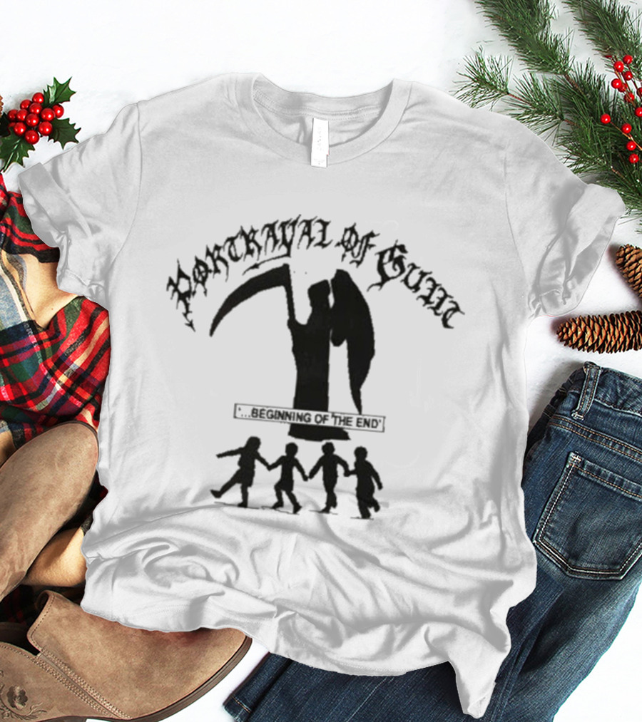 Portrayal Of Guilt Beginning Of The End Grim Reaper Child T-Shirt
