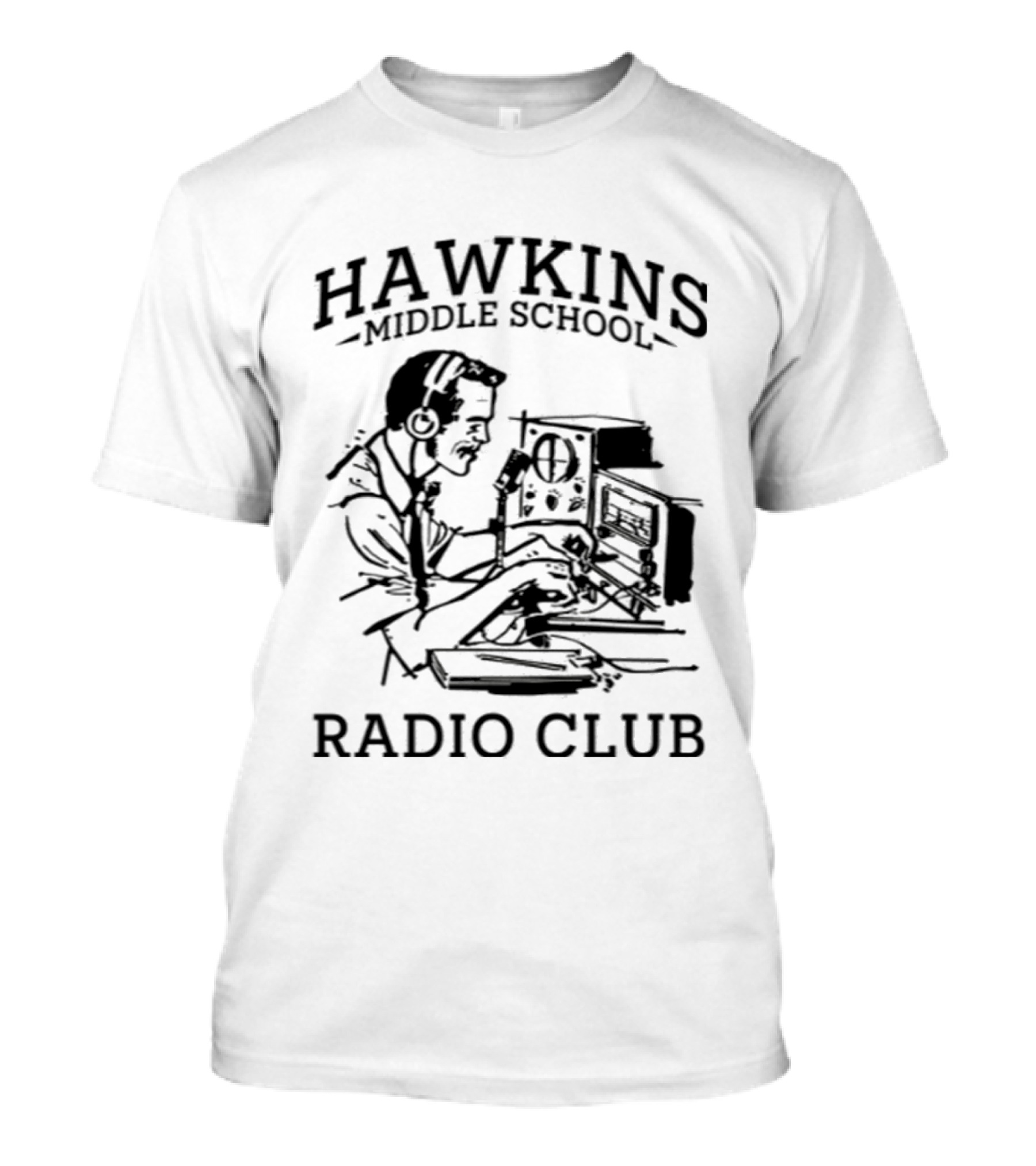 Hawkins Middle School Radio Club Stranger Things T-Shirt