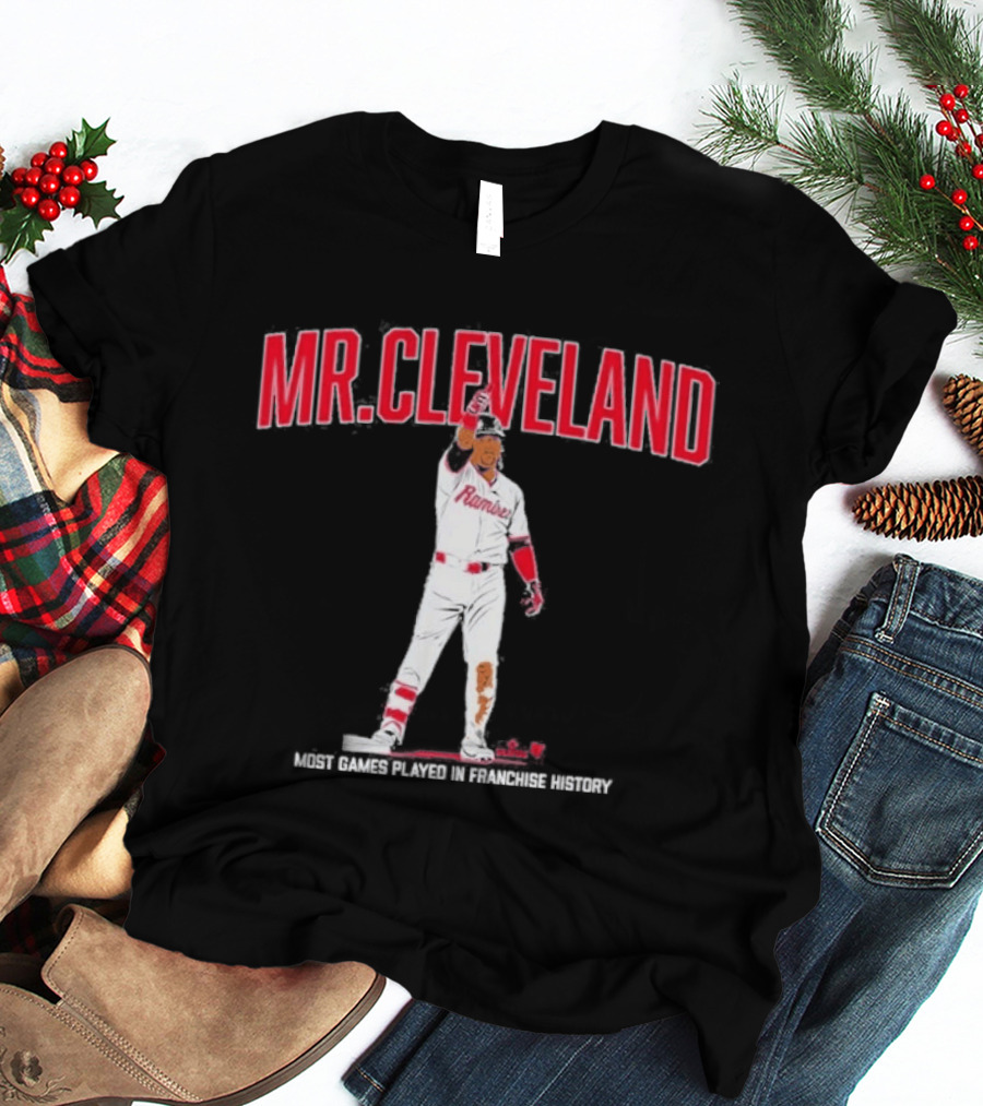 Mr. Cleveland Baseball Icon Jose Ramirez Cleveland Guardians Fan Favorite T-Shirt