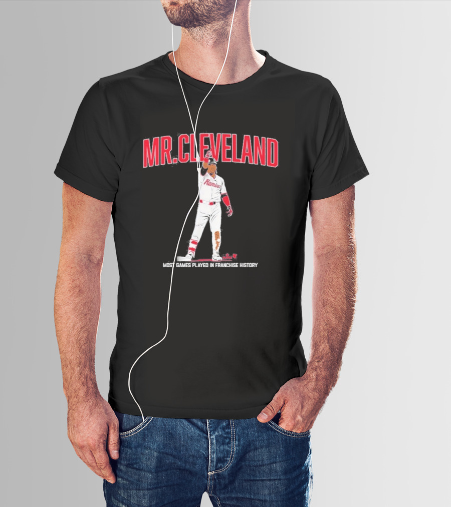 Mr. Cleveland Baseball Icon Jose Ramirez Cleveland Guardians Fan Favorite T-Shirt