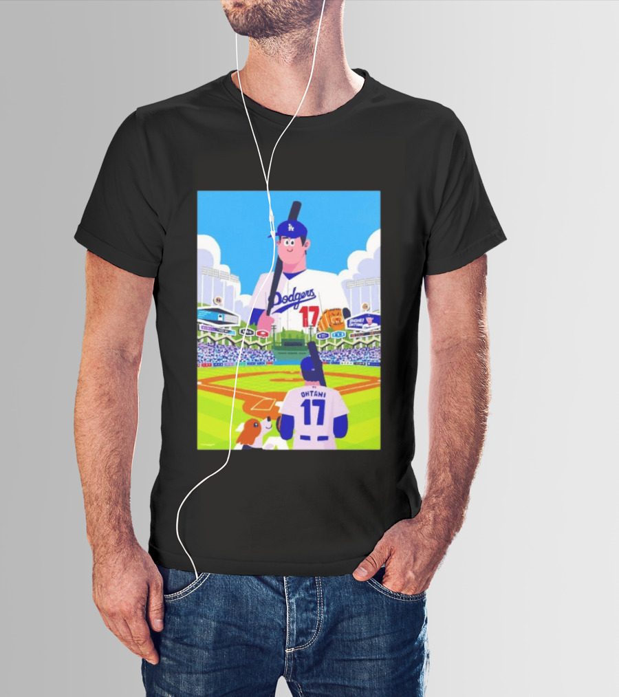 Shohei Ohtani Massive Los Angeles Dodgers 2026 World Baseball Classic Stadium Scene T-Shirt