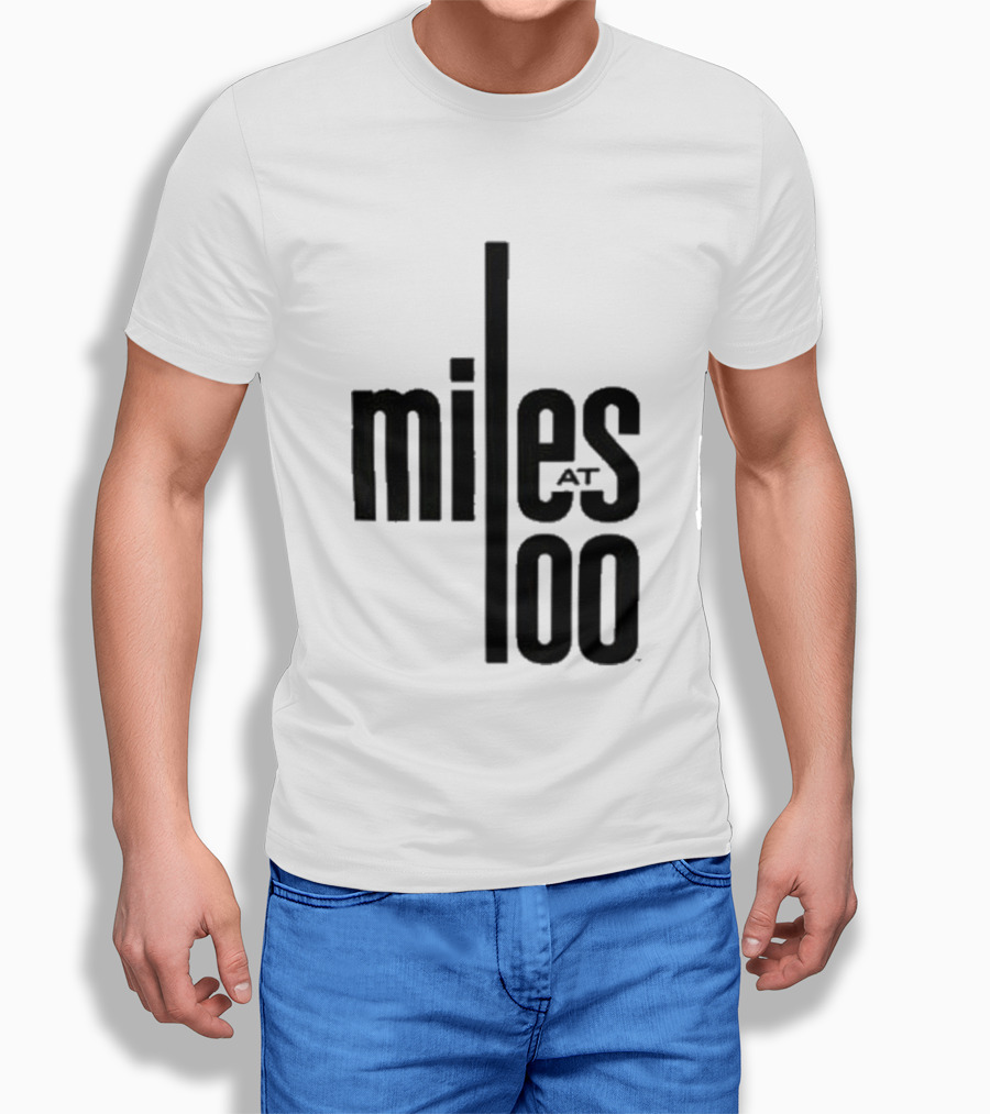 Miles Davis Miles At 100 Black T-Shirt