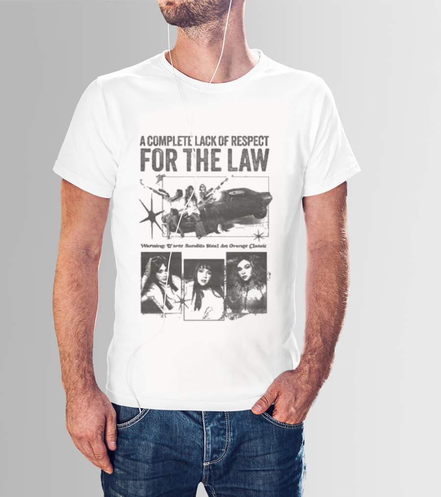 A Complete Lack Of Respect For The Law The Warning Kerosene Newspaper T-Shirt