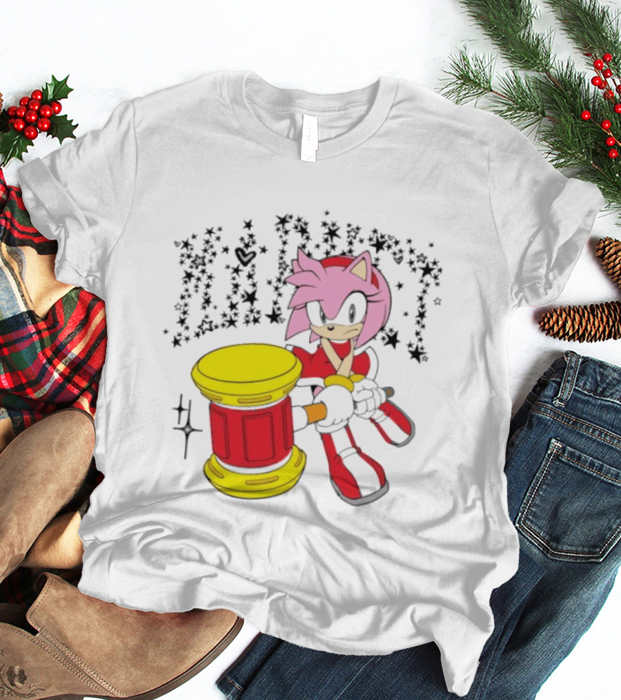 TiaCorine X Hedgehog Amy Rose Collaboration T-Shirt