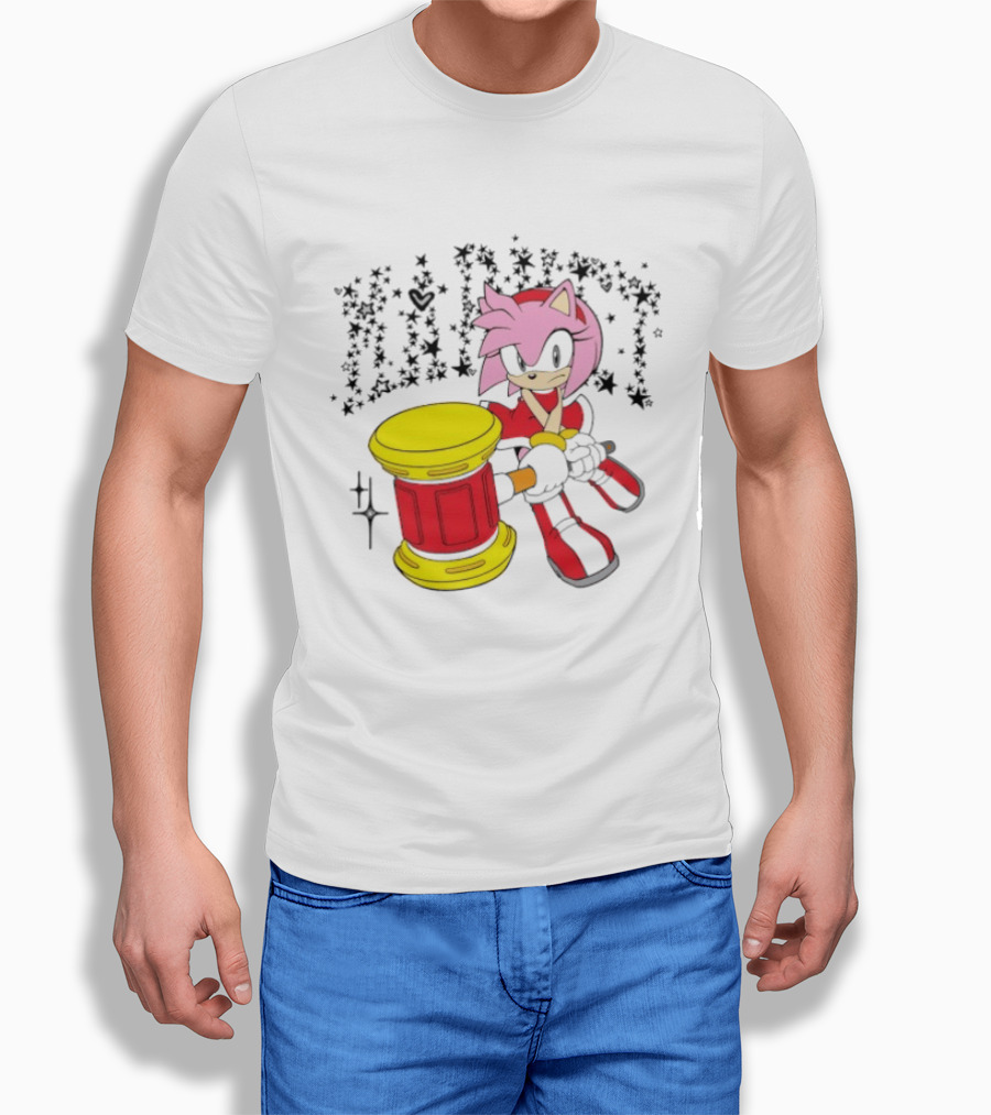 TiaCorine X Hedgehog Amy Rose Collaboration T-Shirt