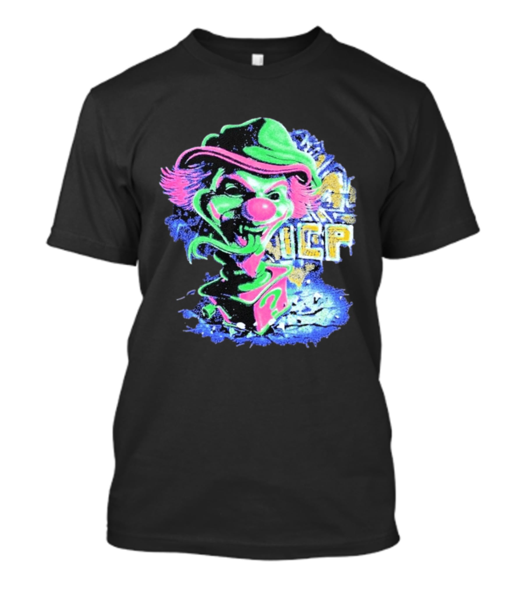 Insane Clown Posse ICP Jack In The Riddle Box Psychedelic Clown T-Shirt