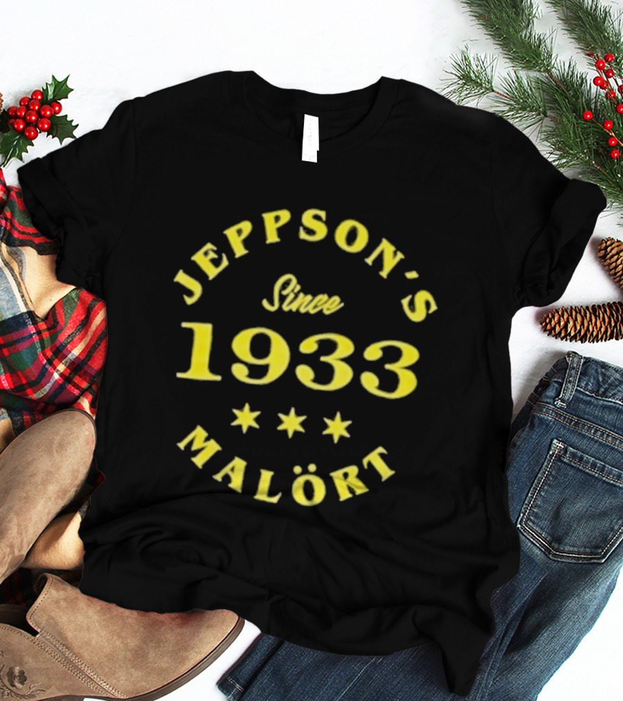 Jeppson's Malort 1933 Vintage Style Three Stars T-Shirt