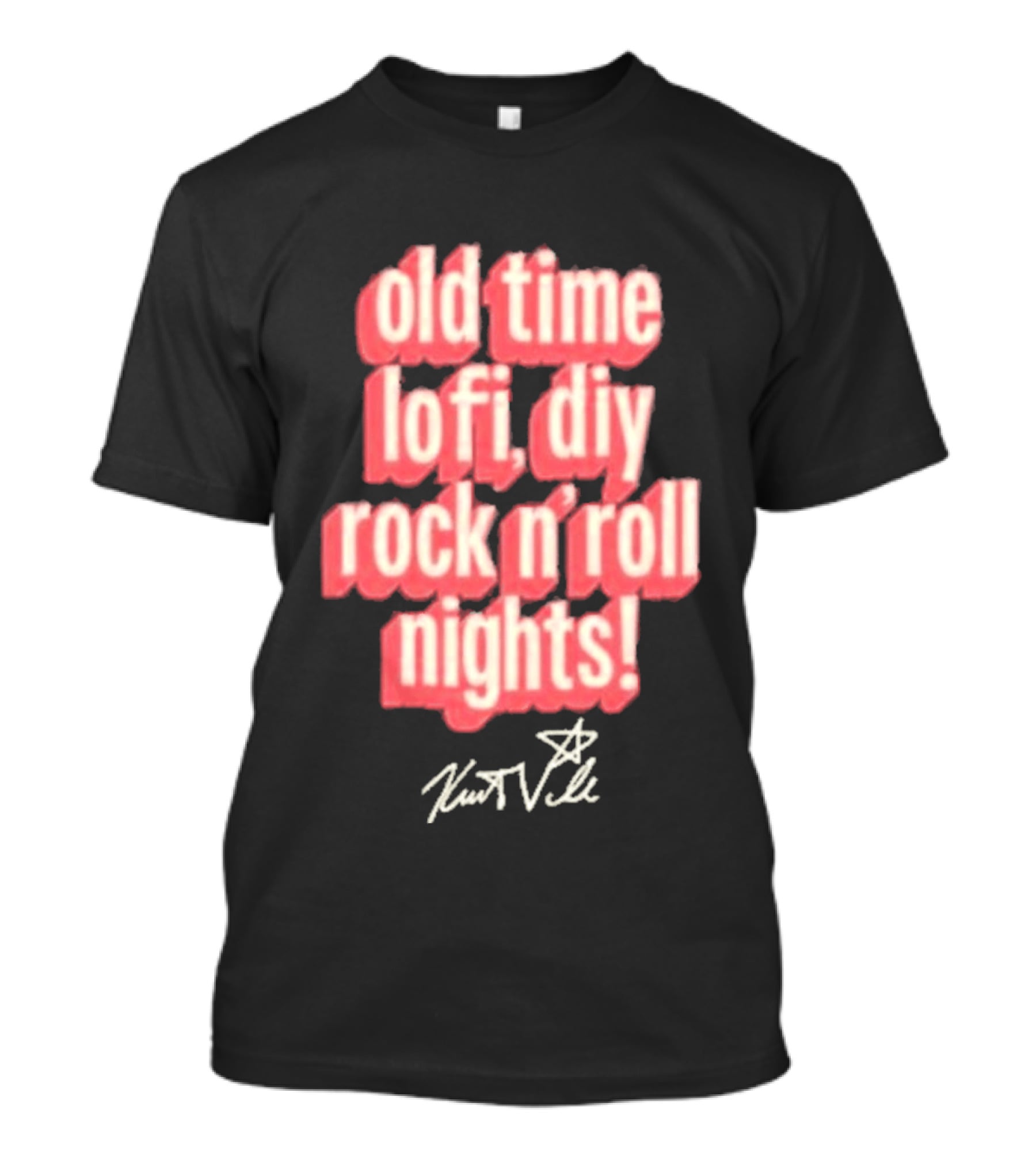Old Time Lofi DIY Rock N'Roll Nights Kurt Vile T-Shirt