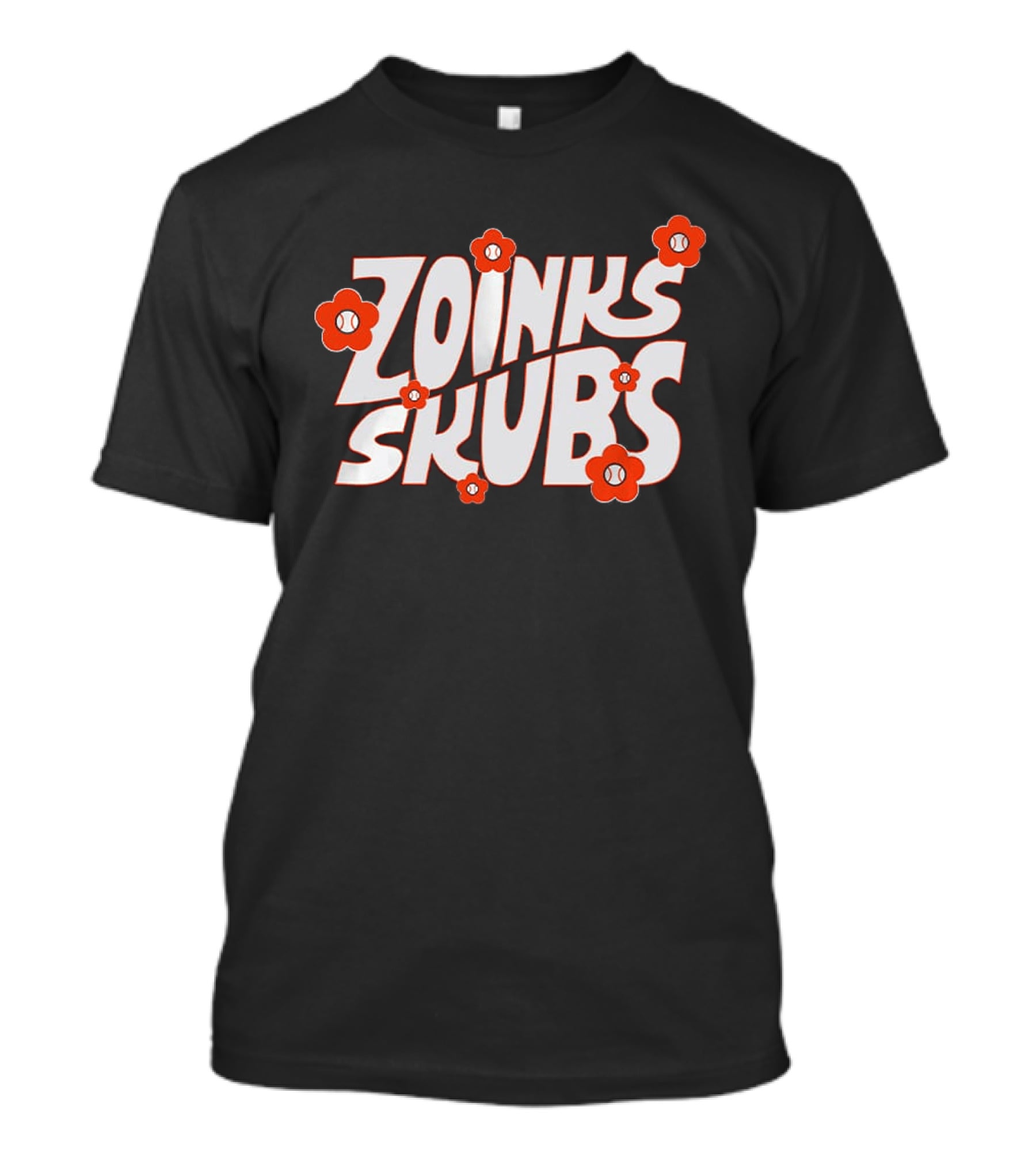 Tarik Skubal Zoinks Skubs Baseball Flowers T-Shirt