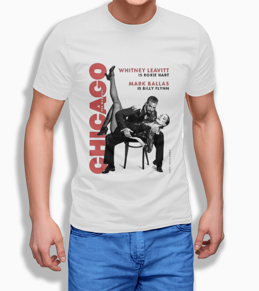 Chicago Whitney Leavitt Roxie Hart Mark Ballas Billy Flynn Emilio Madrid Photo T-Shirt