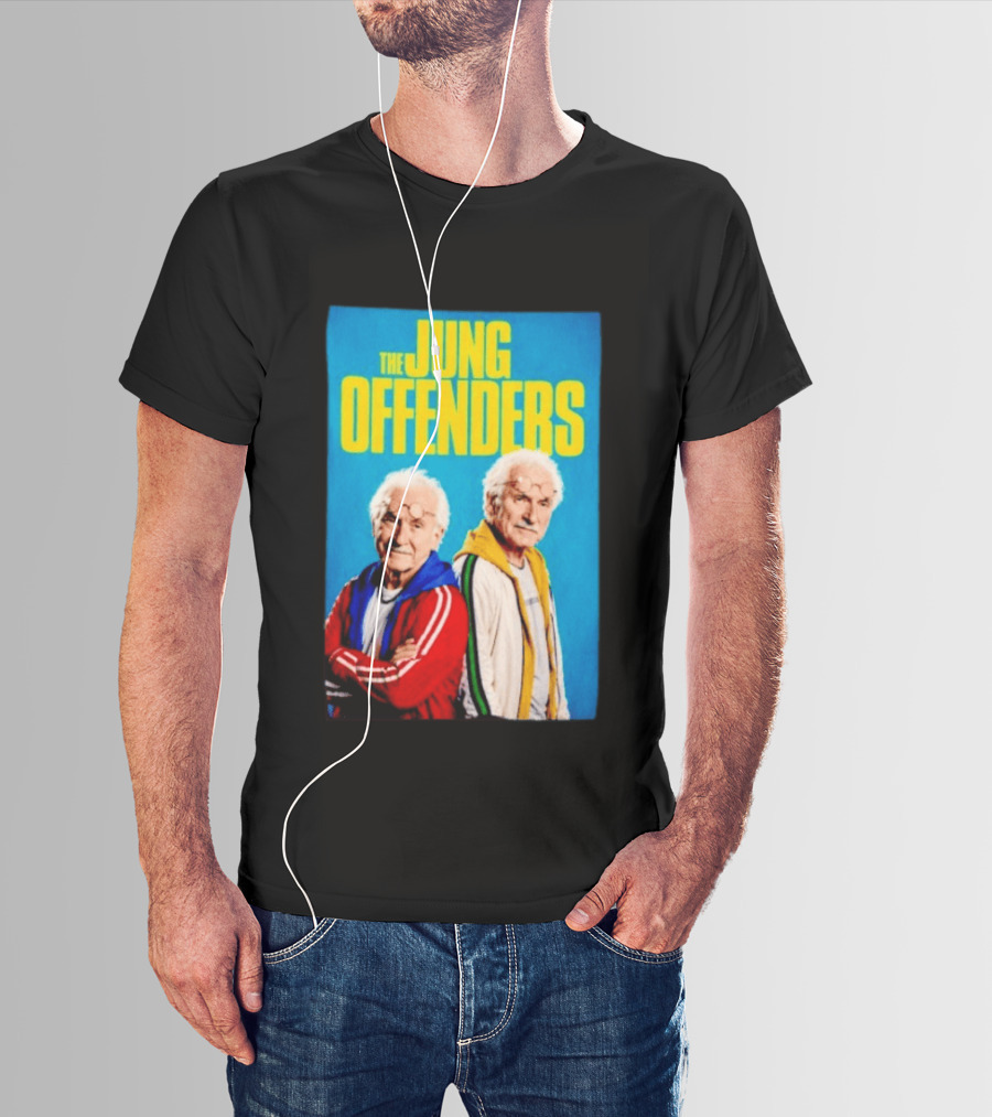 The Jung Offenders Comedy Duo Vintage Look T-Shirt