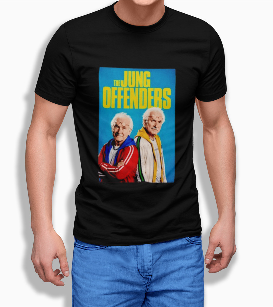 The Jung Offenders Comedy Duo Vintage Look T-Shirt