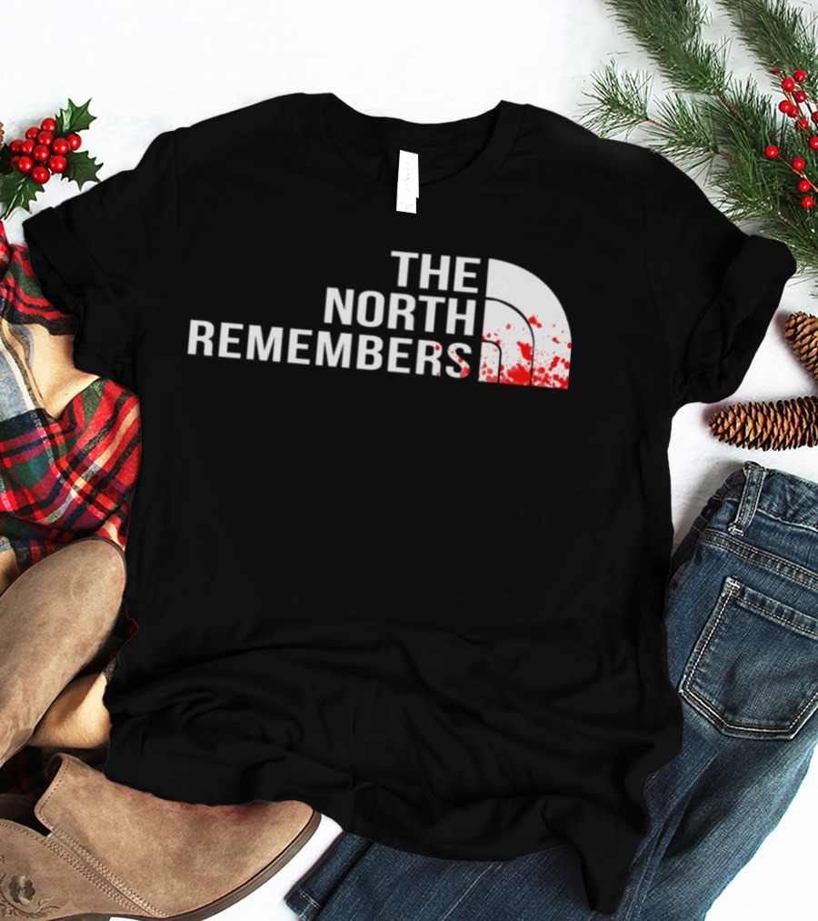 The North Remembers GOT Blood Splatter T-Shirt