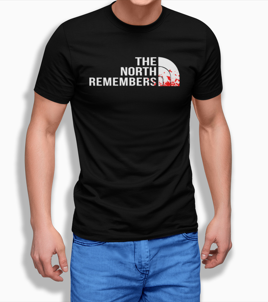 The North Remembers GOT Blood Splatter T-Shirt