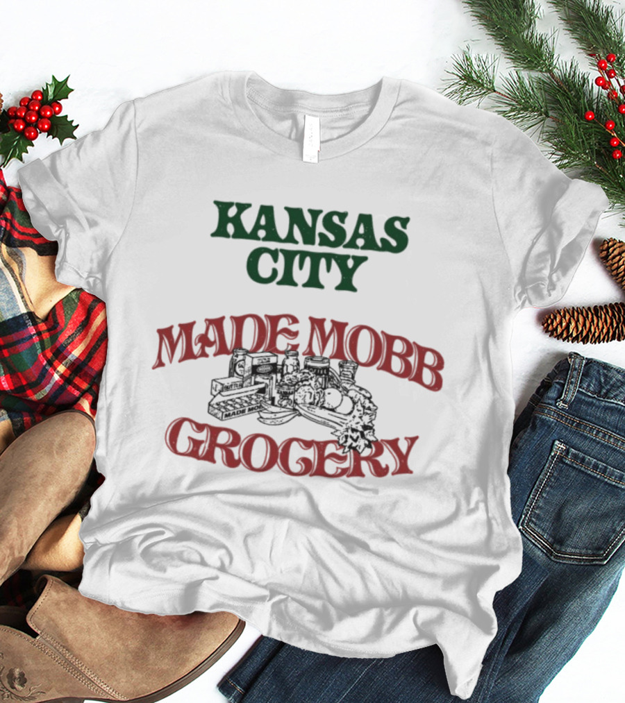 Kansas City Made Mobb Grocery 221 SW Blvd T-Shirt