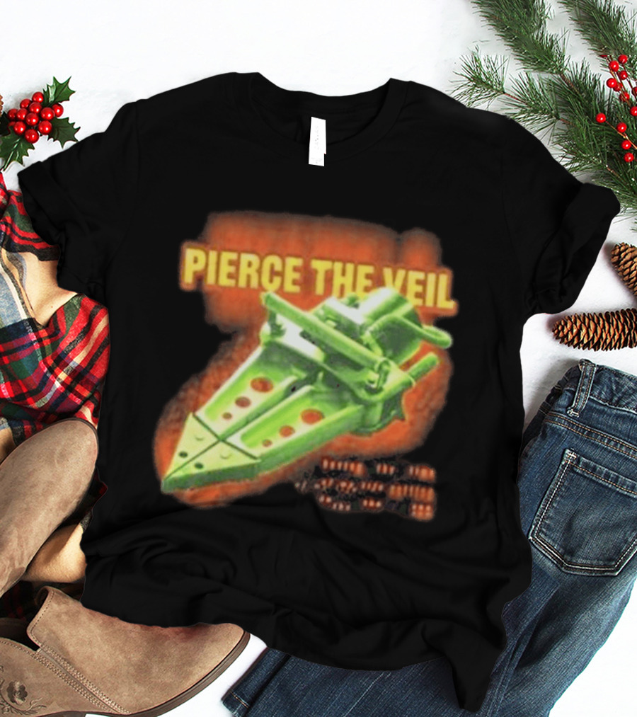 Pierce The Veil Jaws Movie Art Cover T-Shirt