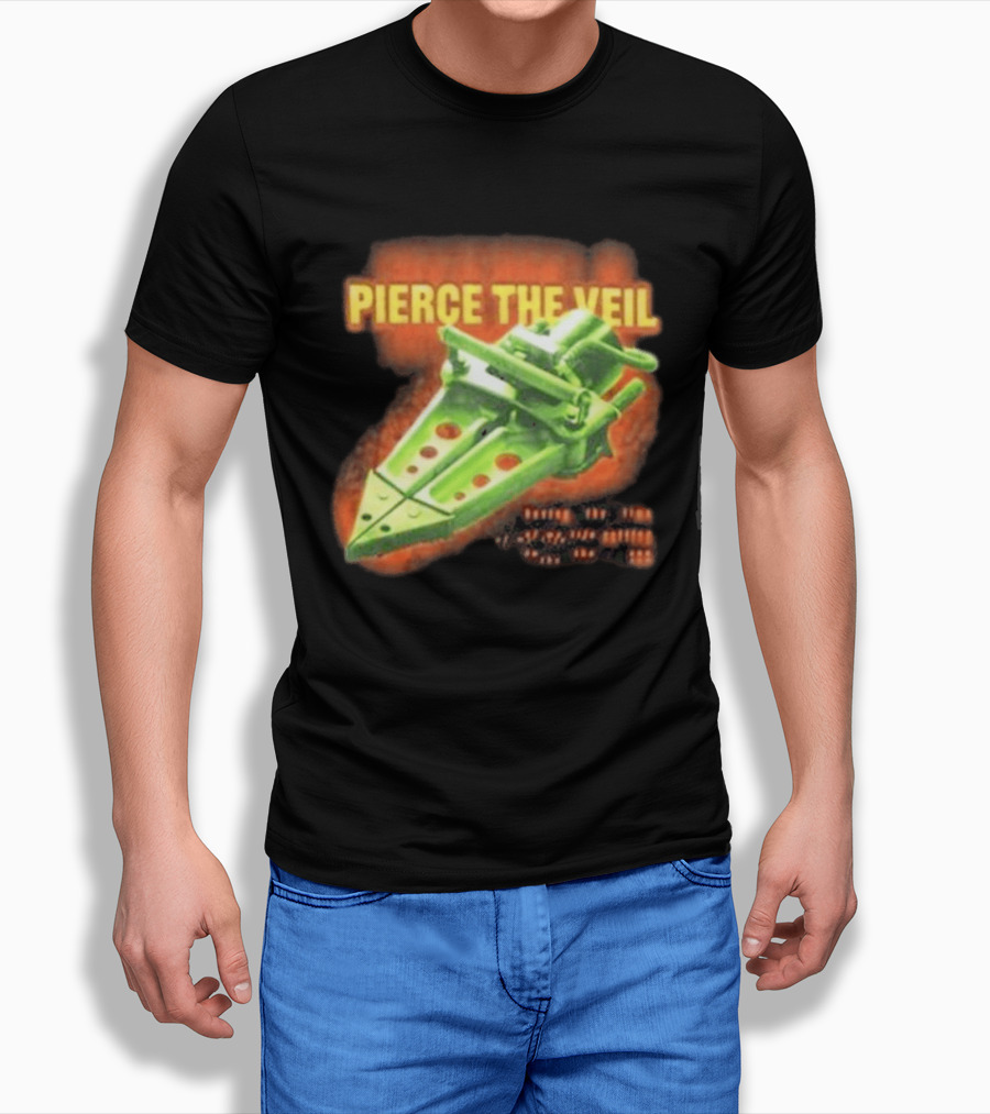 Pierce The Veil Jaws Movie Art Cover T-Shirt