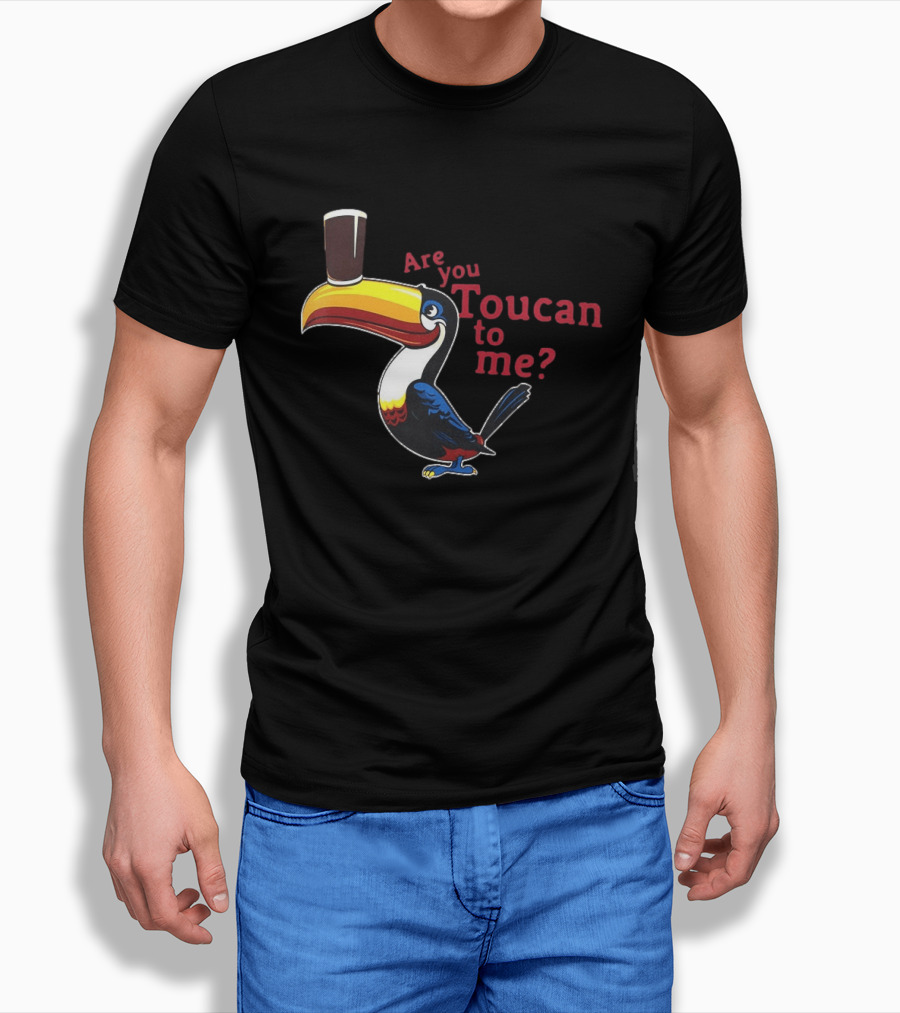 Are You Toucan To Me Guinness Toucan Balancing Pint T-Shirt