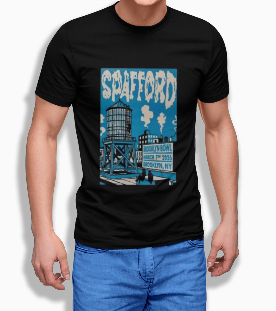 Spafford Brooklyn Bowl March 7th 2026 Brooklyn NY T-Shirt