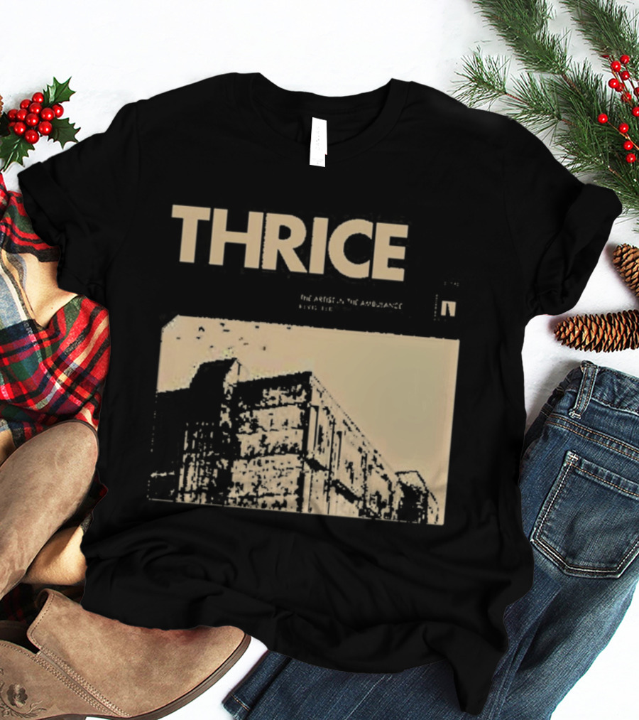 Thrice The Artist In The Ambulance Album Cover Art Building T-Shirt