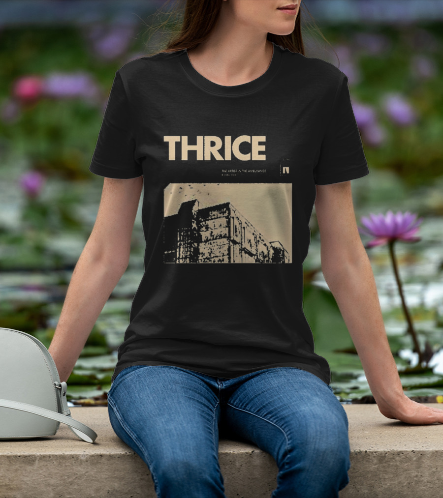 Thrice The Artist In The Ambulance Album Cover Art Building T-Shirt