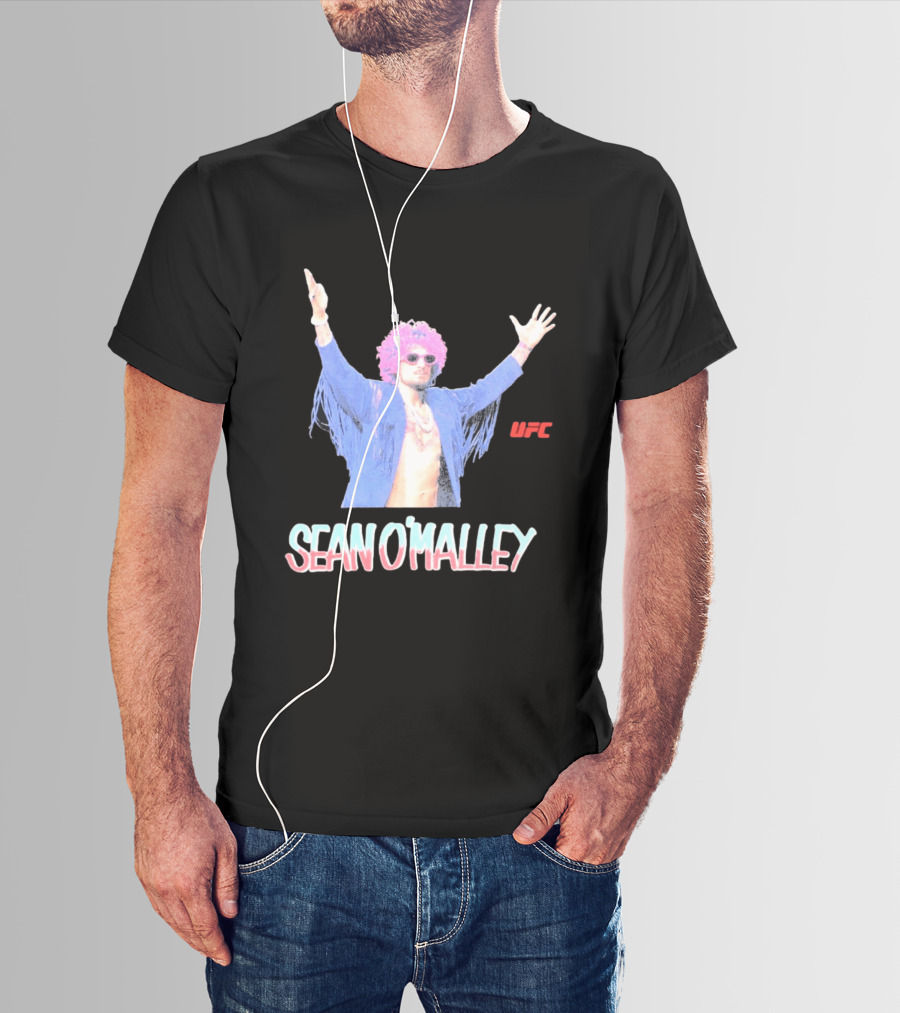 Wacko Maria UFC Sean O'Malley Pink Hair Fringe Jacket T-Shirt