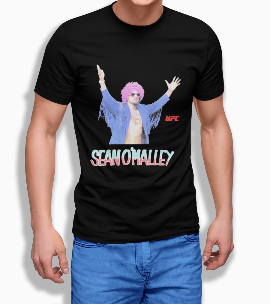 Wacko Maria UFC Sean O'Malley Pink Hair Fringe Jacket T-Shirt