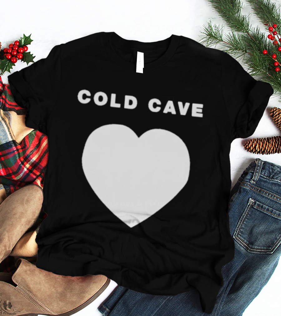 Heartworm Press Cold Cave White Heart T-Shirt