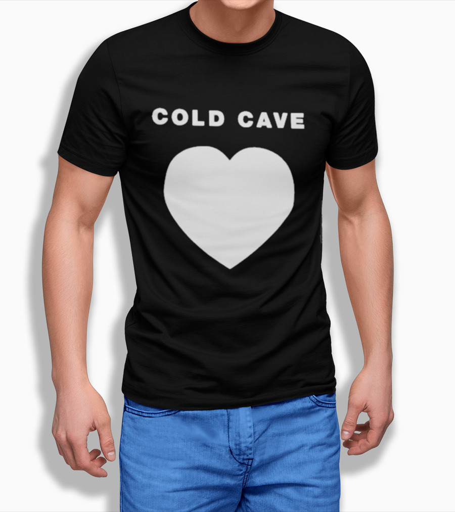 Heartworm Press Cold Cave White Heart T-Shirt