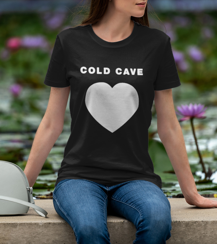 Heartworm Press Cold Cave White Heart T-Shirt