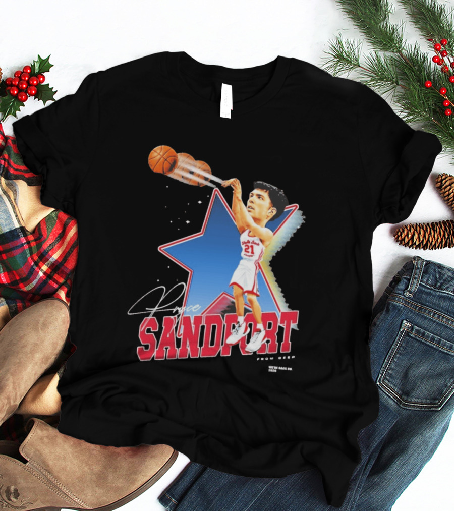 Pryce Sandfort From Deep Were Back Basketball Star T-Shirt