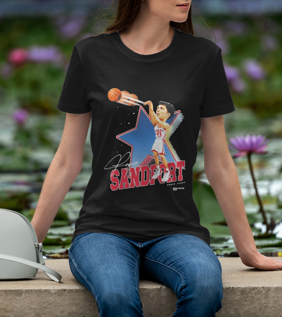 Pryce Sandfort From Deep Were Back Basketball Star T-Shirt