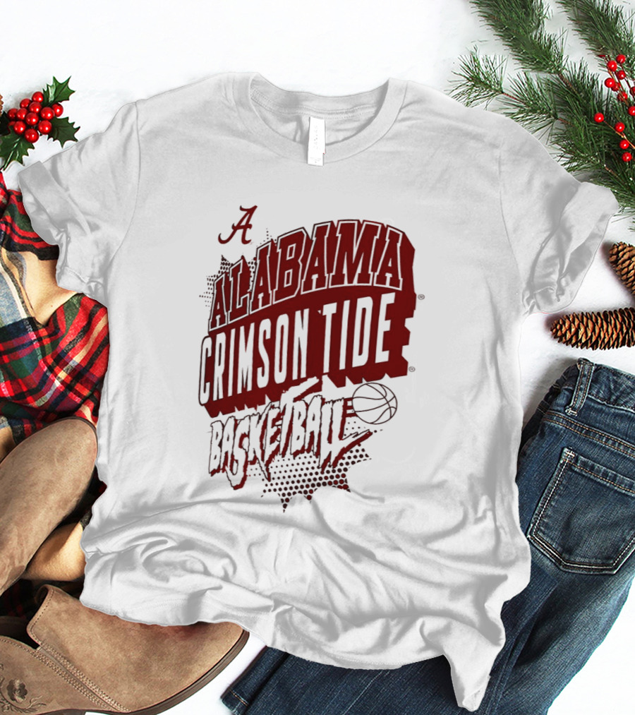 Alabama Crimson Tide Basketball NCAA Team Sports Fan T-Shirt