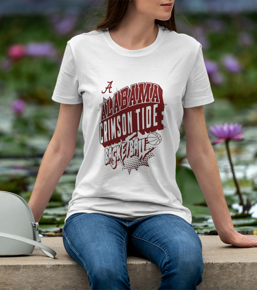 Alabama Crimson Tide Basketball NCAA Team Sports Fan T-Shirt