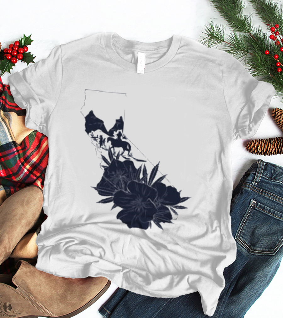 Crooks & Castles Califas California Script Floral T-Shirt