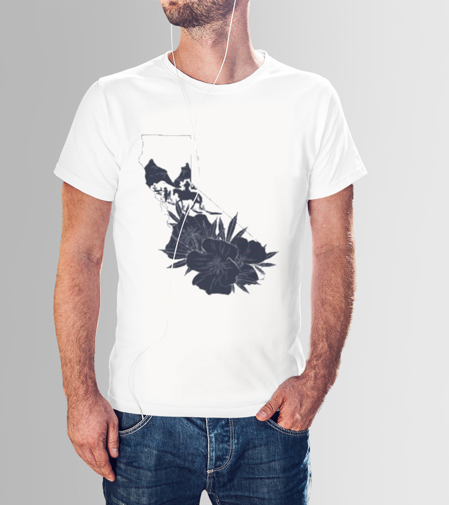 Crooks & Castles Califas California Script Floral T-Shirt