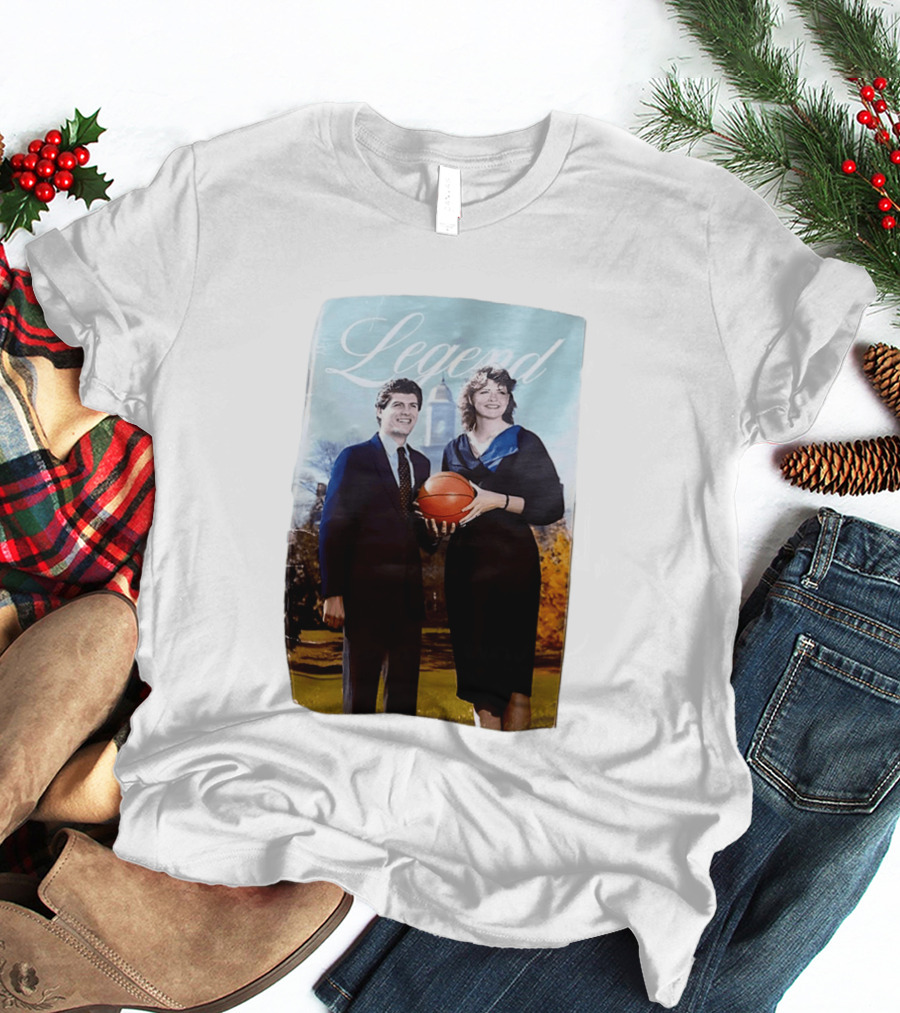 UConn Big East Legend Peggy Myers Basketball Custom T-Shirt