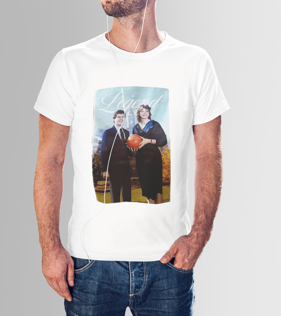 UConn Big East Legend Peggy Myers Basketball Custom T-Shirt