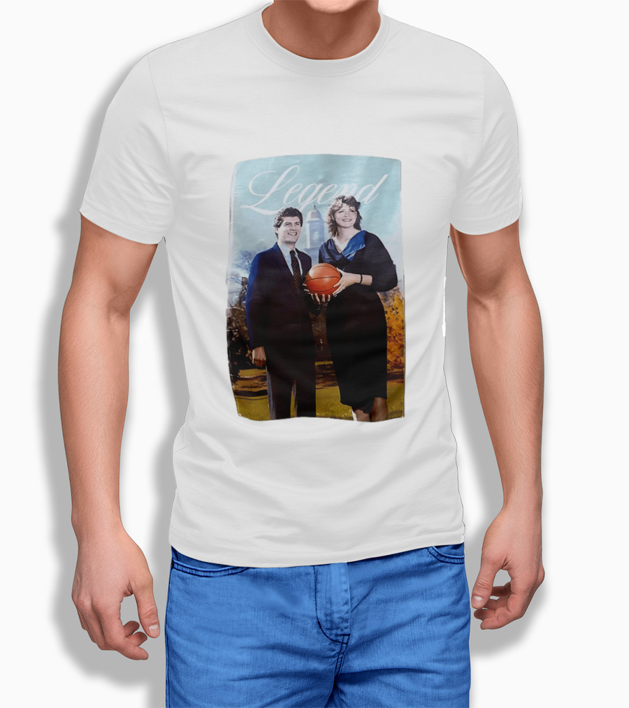 UConn Big East Legend Peggy Myers Basketball Custom T-Shirt