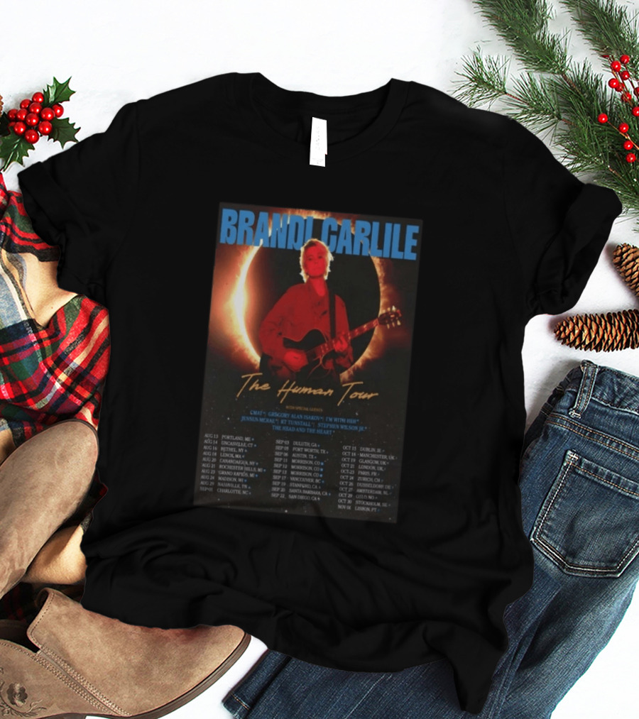 BRANDI CARLILE The Human Tour 2026 Concert Dates And Special Guests T-Shirt