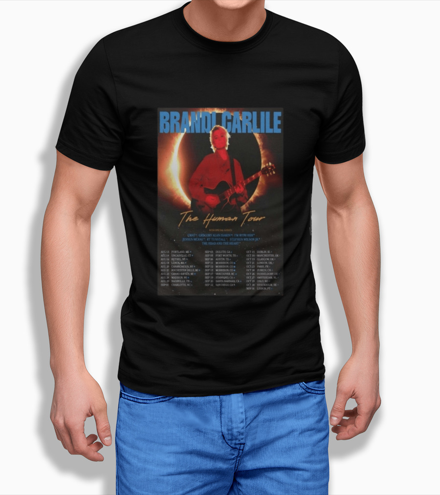 BRANDI CARLILE The Human Tour 2026 Concert Dates And Special Guests T-Shirt